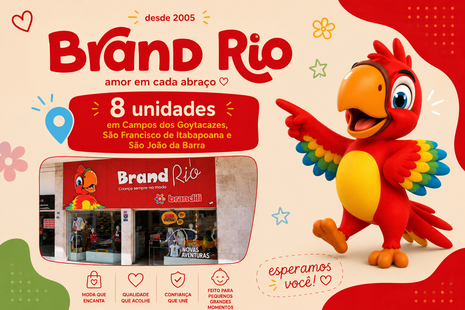 BrandRio — 8 lojas no Rio de Janeiro